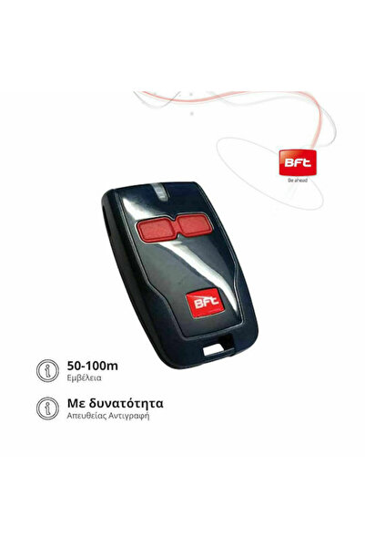Bft Mitto B RCB02 R1 Τηλεχειριστήριο γκαραζόπορτας 2 καναλιών με κυλιόμενο κω...