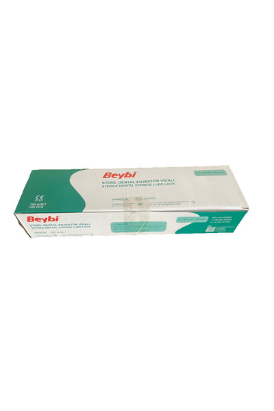 Beybi KİLİTLİ DENTAL ENJEKTÖR 2.5ML 0.40*40 MM 100 ADET