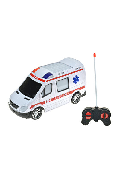 Leno Remote Control City Rescue Emergency Ambulance Van Toy Vehicle With Full...