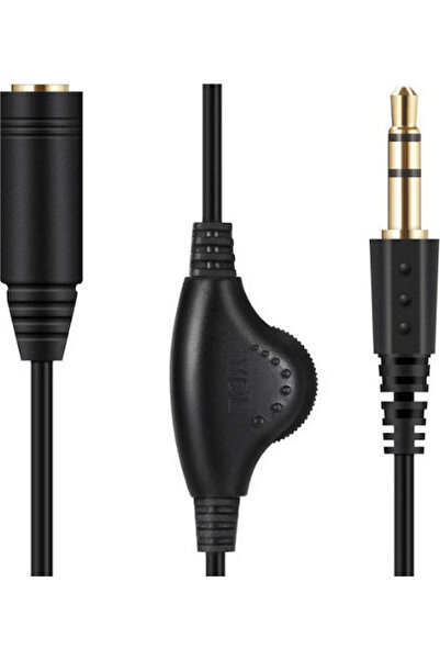 OEM Καλώδιο Ήχου 3.5mm Αρσενικό - 3.5mm Θηλυκό Μαύρο 0.3μ RHO-S01