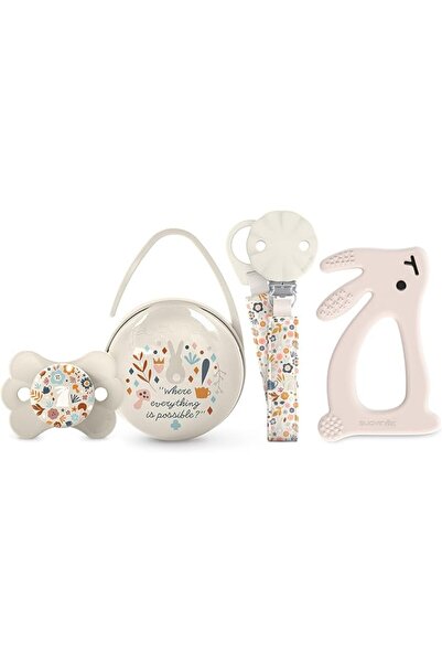 Suavinex Newborn Gift Set - Wonderland Collection, Silicone & Plastic, BPA & ...