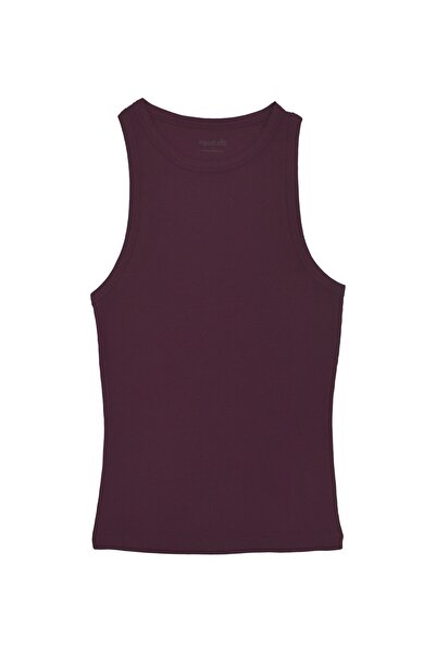 OrganicKid Dusty Rose Kadın Bordo Bisiklet Yaka Atlet