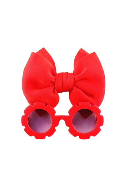 EFAYN.RO Set ochelari de soare pentru fetite, model rotund tip floare, cu fun...