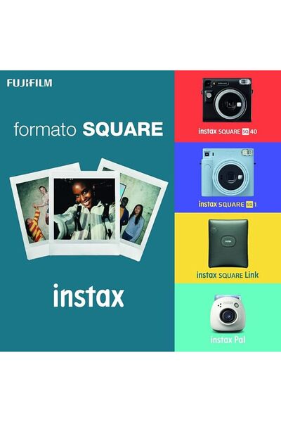 Instax Fujifilm SQUARE Sunset Film – Sunset Gradient Border (10 Exposures) – Film Only