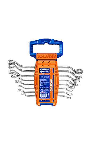WADFOW Set chei inelare cu cot Wadfow, crom vanadiu, 6-22mm, 8 buc