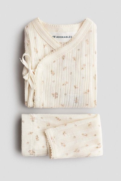 H&M 2-piece pointelle set