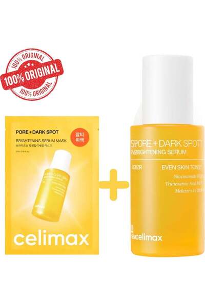 Celimax Pore & Dark Spot Care Duo | Brightening Serum 30ml + Brightening Seru...