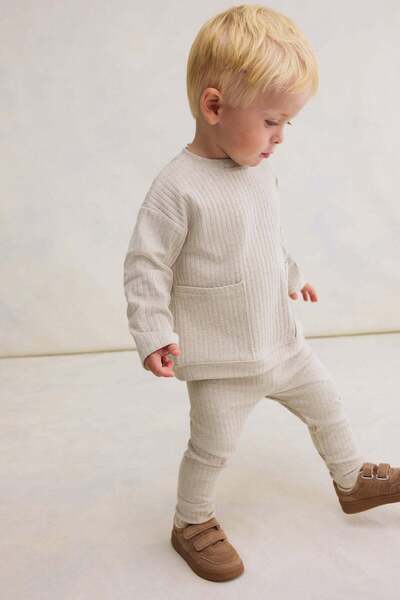 H&M 2-piece ribbed cotton set