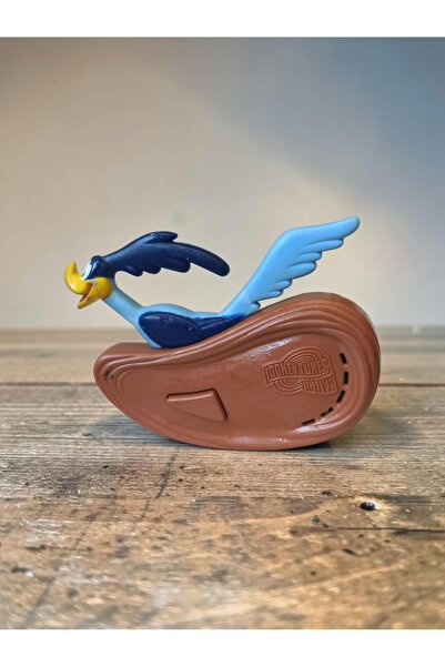 vintage McDonald's 2009 Looney Tunes Active Road Runner Kola Takılan Figür Oyuncak