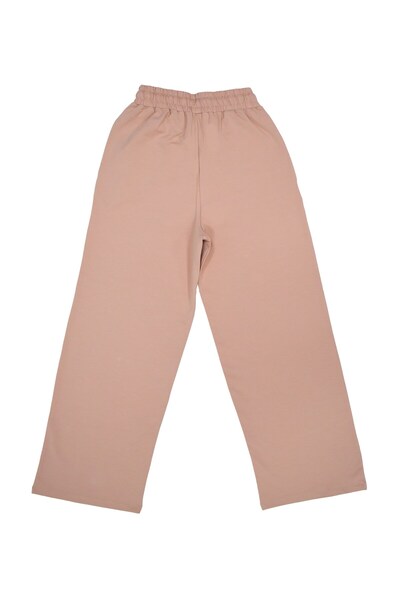 OrganicKid Dusty Rose Kadın Gül Kurusu Culotte Kesim Pantolon