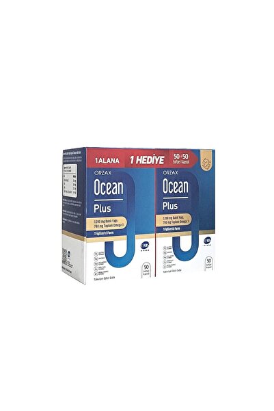 Ocean PLUS BALIK YAĞI (HEDİYELİ)3 LİMON 50+50 KAPSÜL