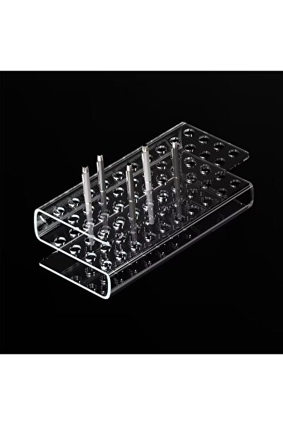 Rassam Al Khaleej 44 Holes Carts Display Stand Acrylic Pen Desk Organizer Sta...