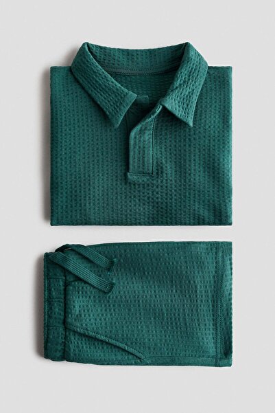 H&M 2-piece waffled cotton set