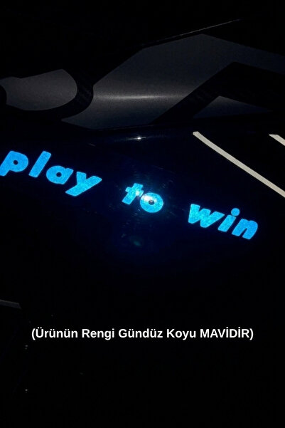 Banxtre Play to Win Lettering Sticker Decal with Reflectors for Cfmoto Sr250 ...