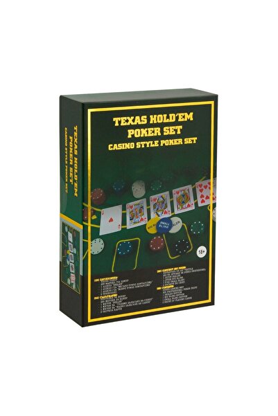 OEM TEXAS Hold'em Poker Set – cărți/casino