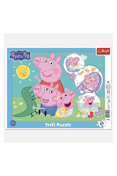 OEM Puzzle Familia Peppa (25 Piese) - Trefl – eroi/personaje, educativ