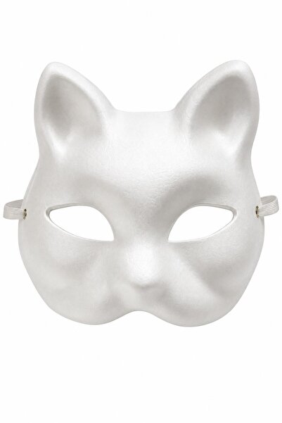 Artdesign Cat Figure Cardboard Mask, Paint Yourself Hobby Activity