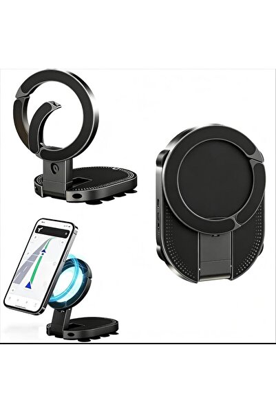 EXCEFORE Magnetic Suction Cup Phone Mount for iPhone and Android, 18 Strong S...