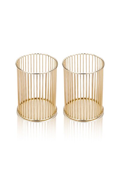 OEM Suport de creioane pentru birou, 2 piese, Suport de pixuri din metal perf...