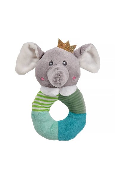 OEM Jucarie Zornaitoare Inel Elefant Gri 17cm – zornăitoare, muzical/sunete