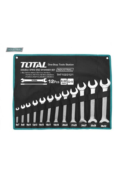 TOTAL Set 12 chei fixe - 6-32mm