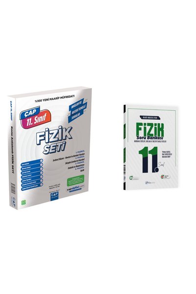 Çap Yayınları Çap 11. Sınıf Maarif Fizik Seti ve Fizipedia 11. Sınıf Fizik So...