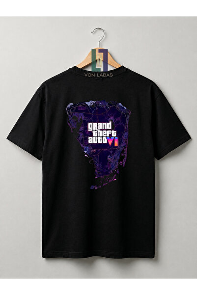 SVART WEAR GTA - Гранд Тефт Ауто VI Унисекс памучна тениска GTA