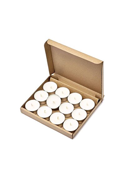 Miodowa mydlarnia Lumânări tip pastilă din soia, fără parfum, 12 bucăți