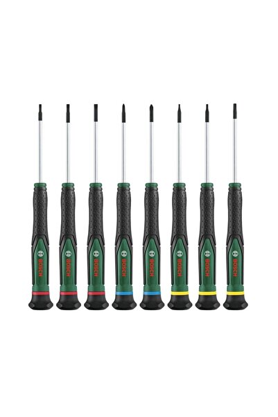 Bosch 1600A02Z9M Elektronikçi Tip Klemens Tornavida Takımı 8 Parça