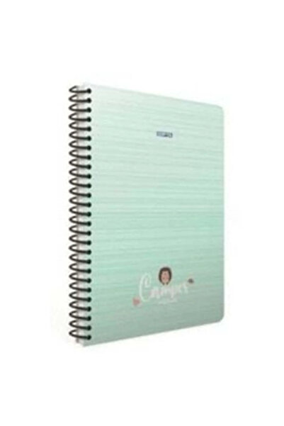 Gıpta Spiralli Yeşil Karton Kapak 100 Yaprak A4 Çizgili Defter