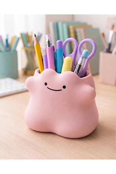 No12 Studio Oyun Karakteri Tasarımlı Masaüstü Organizer/ Kalemlik ( 10 x 11 cm )