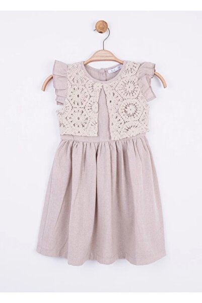 Kids 74520-DAMLA Kız Çocuk Elbise 4/8 74520-NK