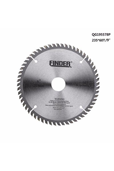 NO BRAND Δίσκος κοπής ξύλου - TCT - 9"" - Φ235 - 60T - Finder - 195578