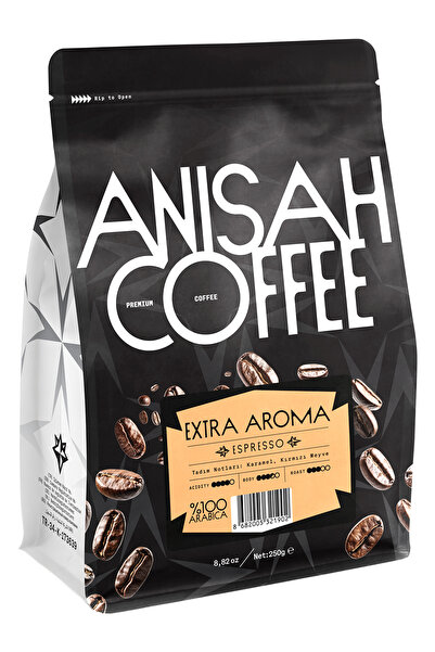 Anisah Coffee 250 جرام |   قهوة إسبرسو إكسترا أروما |   100% أرابيكا