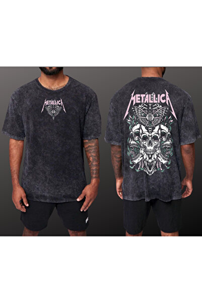 Metallica Oversize Baskılı Tshirt