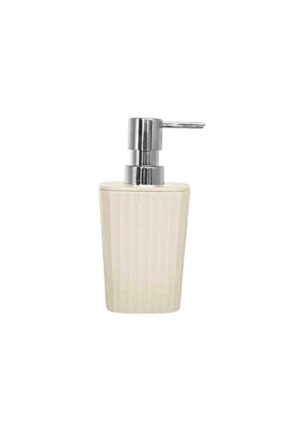 NO BRAND Θήκες κρεμοσάπουνου Dispenser πλαστικές - Σετ 5pcs - Beige - 21565
