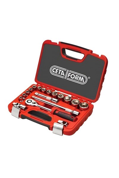 CETA FORM C20-18PH2 1/2 Altı Köşe Lokma Takımı 18 Parça