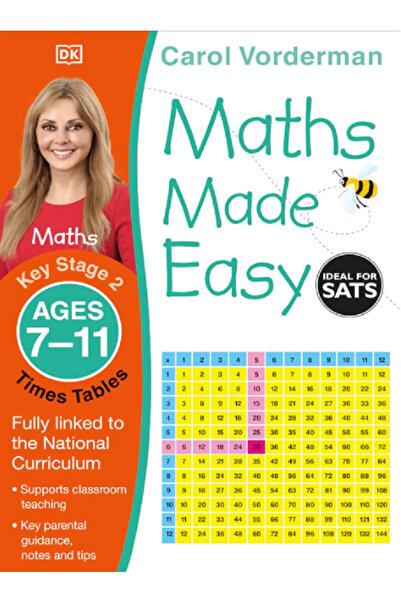 Dorling Kindersley Maths Made Easy Times Tables Ages 7-11 Key Stage 2