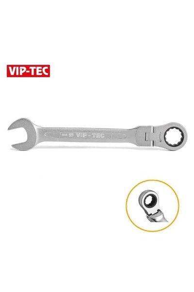 Vip-Tec Mafsallı Cırcır Kombine Anahtar 19 mm