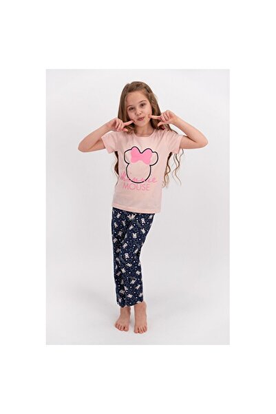 Serena Pijamale pentru copii Minnie Mouse, bluza cu mânecă scurtă și pantalon...