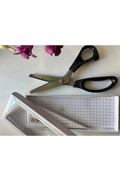MUTLUDÜNYAM Surfile Zigzag Tailor Scissors