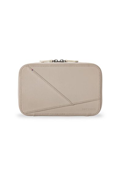 decoded Accessory Bag Clay Genuine Leather Case – Brown
