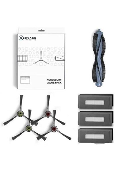 Ecovacs Set de accesorii Buddy Kit pentru seria U2, Perie principală, 4 perii...