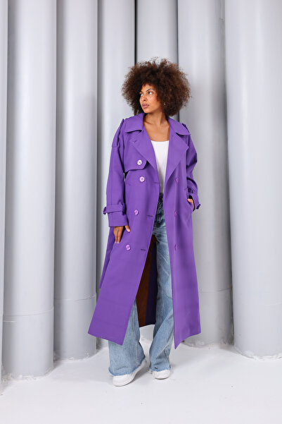 Heggo Rose Women's Oversize Trench Coat