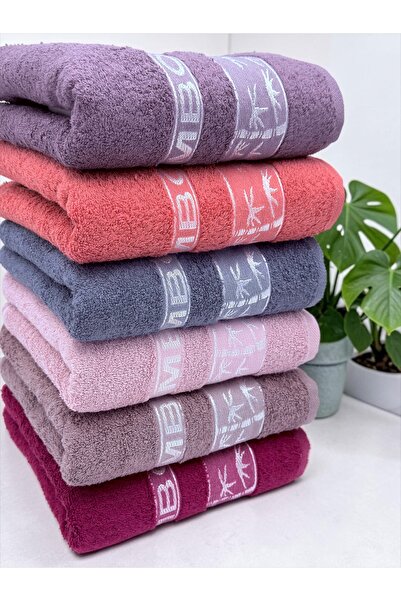 AYHANHOME 6-Piece 50x90 cm Bamboo Hand and Face Towel Set