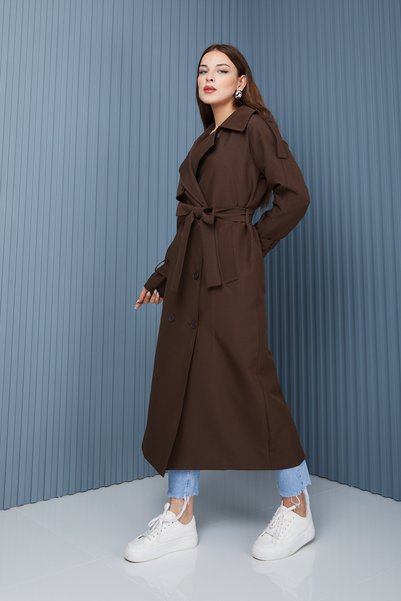 Heggo Rose Women's Oversize Trench Coat