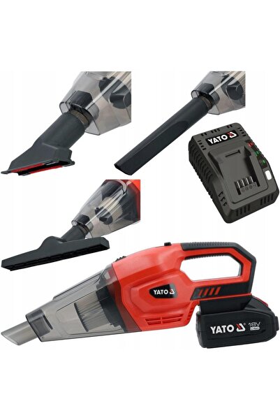 yato Aspirator fără fir YT-85682, 18V, 9 kPa, 4Ah, Accesorii pentru mașină și...
