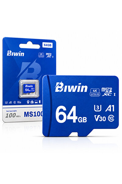 beemen 4K Uyumlu Yüksek Hızlı Micro SD Hafıza Kartı U3 V30 A1 100 MB/s 32GB 6...