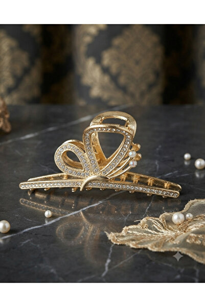 Generic Brand Gold Zircon Stone Metal Clasp
