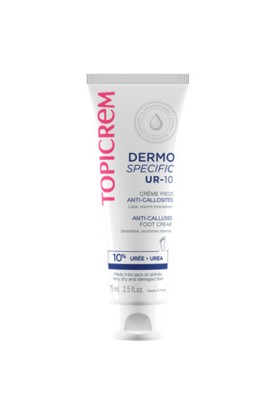 Topicrem Dermo-Specific UR 10 Urea 10% Smoothing Foot Cream 75ml